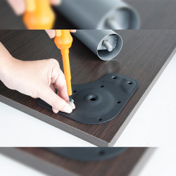 Emuca 4 Pieds pour table D 60 mm réglable 830 850 mm Acier Gris métallisé Emuca Kobleo Emuca 4 Pieds pour table D 60 mm réglable 830 850 mm Acier Gris métallisé Emuca Kobleo