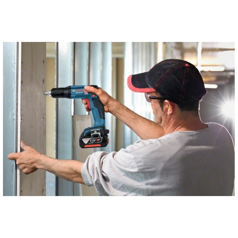 Bosch Professional Visseuse plaquiste à batterie 18V 4Ah Li-Ion 25Nm GSR 18 V-EC TE Profe Kobleo Bosch Professional Visseuse plaquiste à batterie 18V 4Ah Li-Ion 25Nm GSR 18 V-EC TE Profe Kobleo