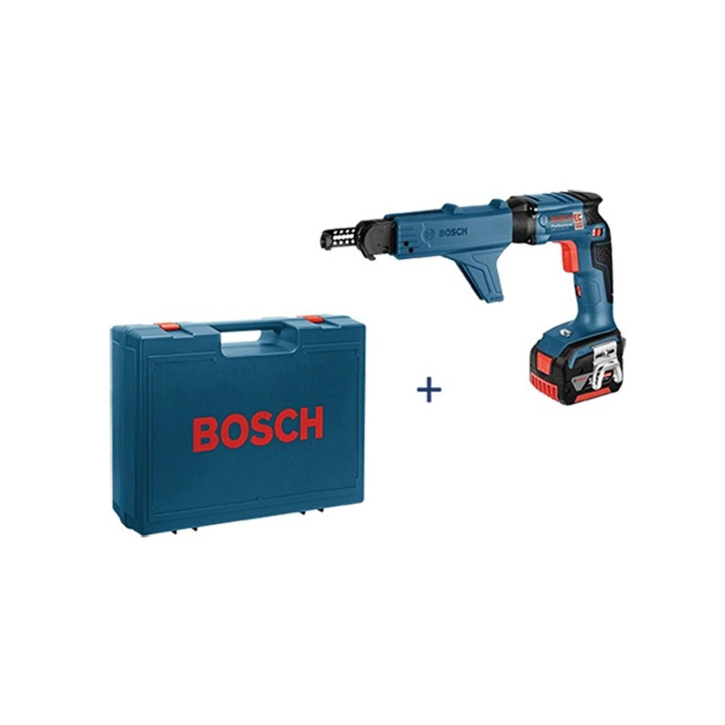 Bosch Professional Visseuse plaquiste 18V Li-ion (2x5Ah) 25Nm chargeur MA 55 GSR 18 V-EC  Kobleo