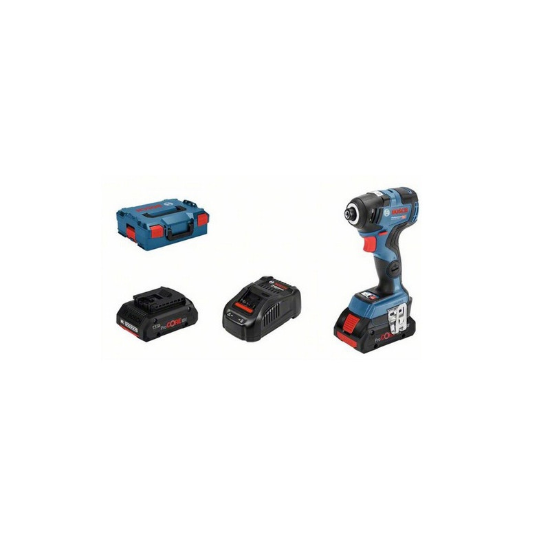 Bosch Professional Visseuse à chocs 18V 4Ah Li-Ion 200Nm Bluetooth GDR 18V-200 C Kobleo