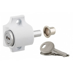 Thirard Verrou fenêtre cylindre pêne poussoir spécial baies coulissantes 2 clé Thirard Kobleo