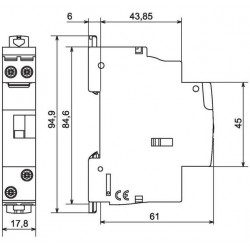 Legrand Télérupteur silencieux Unipolaire 16A 250V Legrand Kobleo