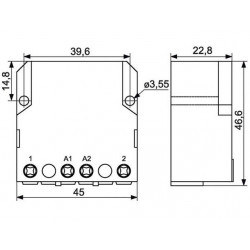 Finder Télérupteur encastrable Unipolaire 10 A Kobleo