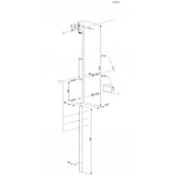 Locinox Verrou de sol verrouillable Thermolaqué vert Kobleo