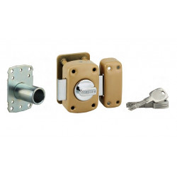 Thirard Verrou de haute sûreté Atlantic M bouton et cylindre 45 mm A2P* 4 clés Kobleo