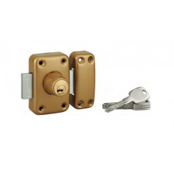 Thirard Verrou de sûreté Atlantic M cylindre double à goupille 45 mm finition  Kobleo