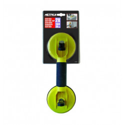 Metrica Ventouse double 50543 avec poignée anti-glissement 80kg Metrica Kobleo Metrica Ventouse double 50543 avec poignée anti-glissement 80kg Metrica Kobleo