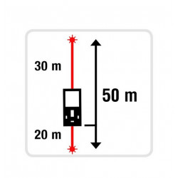 Metrica Télémètre laser Flash Double LASER INCLIGRAD 50 m 61114 Metrica Kobleo