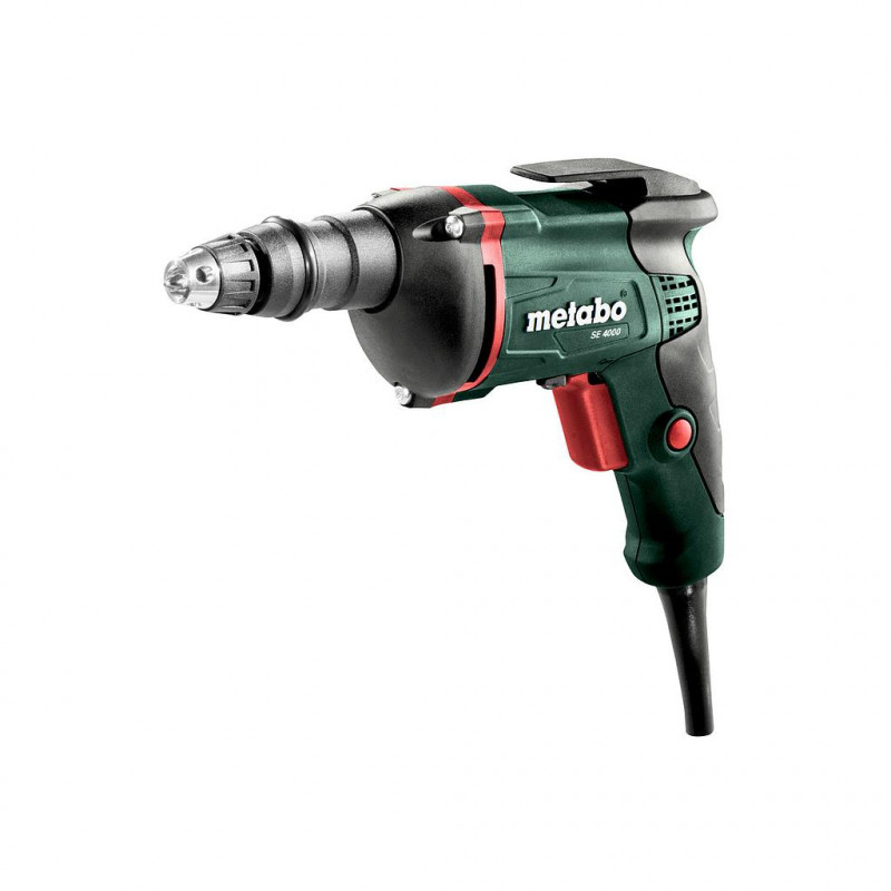 Metabo Visseuse pour cloisons sèches 600 W 9 Nm six pans creux 1/4 SE 4000 Metabo Kobleo