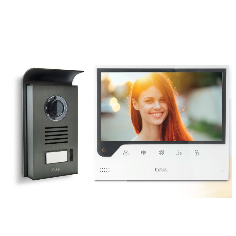 Avidsen Visiophone filaire connecté à votre smartphone écran 7" CONNECT Extel Kobleo