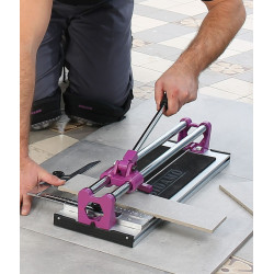 Sidamo Coupe carreaux manuel Star CC 600 600mm avec housse Sidamo Kobleo