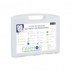 Farmor Valise de secours bâtiments 4/6 personnes FAR 2077 PP Kobleo