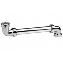 Nicoll Tubulure 1''1/4 chromée gain de place Long.: 268 mm Kobleo