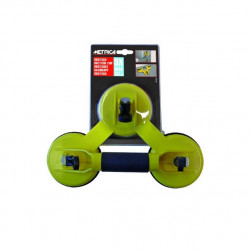 Metrica Triple ventouses avec poignée anti-dérapant capacité 160 kg 50545 Metrica Kobleo