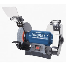 Scheppach Touret à meuler avec led 500W 200mm SM200L Kobleo