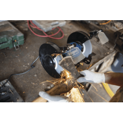 Scheppach Touret à meuler avec led 500W 200mm SM200L Kobleo