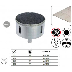 Leman Trépan diamanté carrelage 112 mm Kobleo