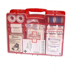 Esculape Trousse secours Multi Activités (30 pers) valise Support Mural ASEP ma Kobleo