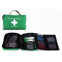 Esculape Trousse de secours artisans en nylon vert ASEP ARTISANS SOUPLE Kobleo