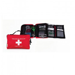 Esculape Trousse de secours scolaires en nylon rouge ASEP ECOLE Kobleo Esculape Trousse de secours scolaires en nylon rouge ASEP ECOLE Kobleo