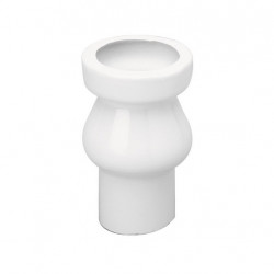 Porcher Tubulure spéciale ASPIRAMBO pipe courte grès blanc Kobleo