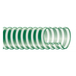 Ribiland Tuyau annelé en PVC vert translucide Diam 76 3“/5 m PRTAN765 Ribiland Kobleo