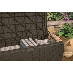 Suncast Coffre de jardin DBW9200 moulé par injection 375L Suncast Kobleo