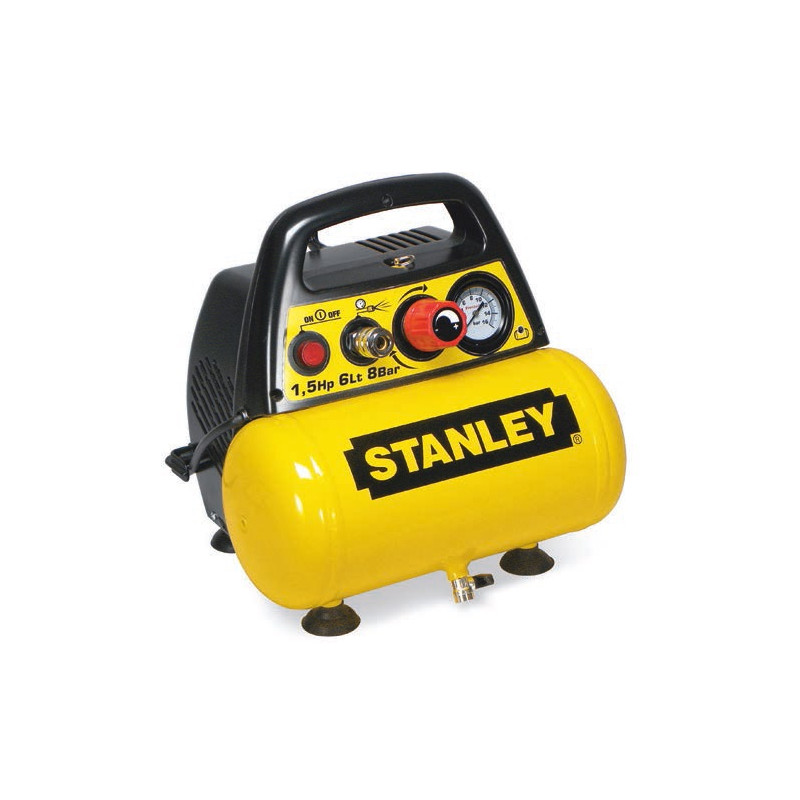 Stanley Compresseur sans huile Coaxial 6L 8 bar 15CV avec Nanomètre DN 200/8/6 Stanley Kobleo