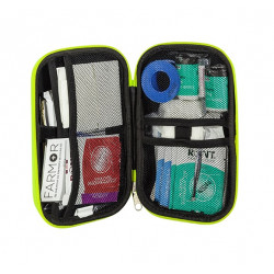 Farmor Trousse de secours 2/4 personnes jaune fluo TRO 2172 FLJ Farmor Kobleo