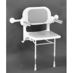 Akw Siège 2000 amovible à poser sur barre gris accessibilité PMR Akw Kobleo