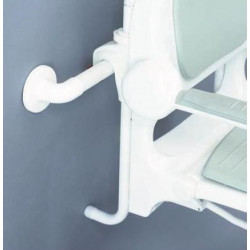 Akw Siège de douche 2000 amovible bleu à poser sur barre (accessibilité PM Kobleo