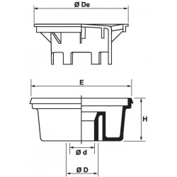 Nicoll Siphon PVC Sable 200 mm Kobleo