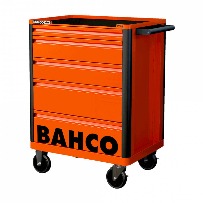 Bahco Servante storage HUB E72 26 5 tiroirs orange charge 600 kg 952x510x Kobleo