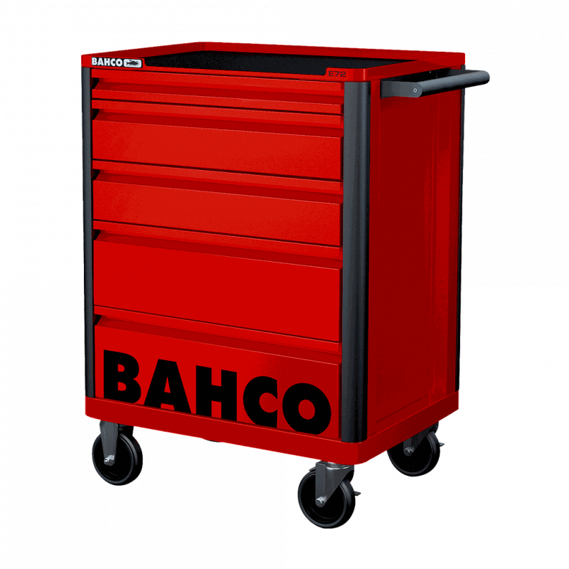Bahco Servante storage HUB E72 26 5 tiroirs rouge charge 600 kg 952x510x7 Bahco Kobleo