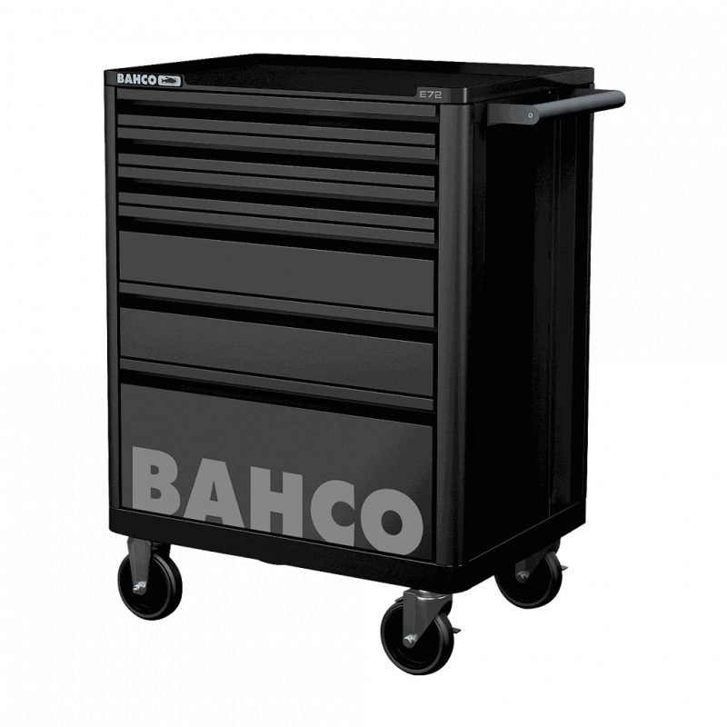 Bahco Servante « Storage HUB » E72 66 cm avec 6 tiroirs Noire 1472K6BLACK Kobleo