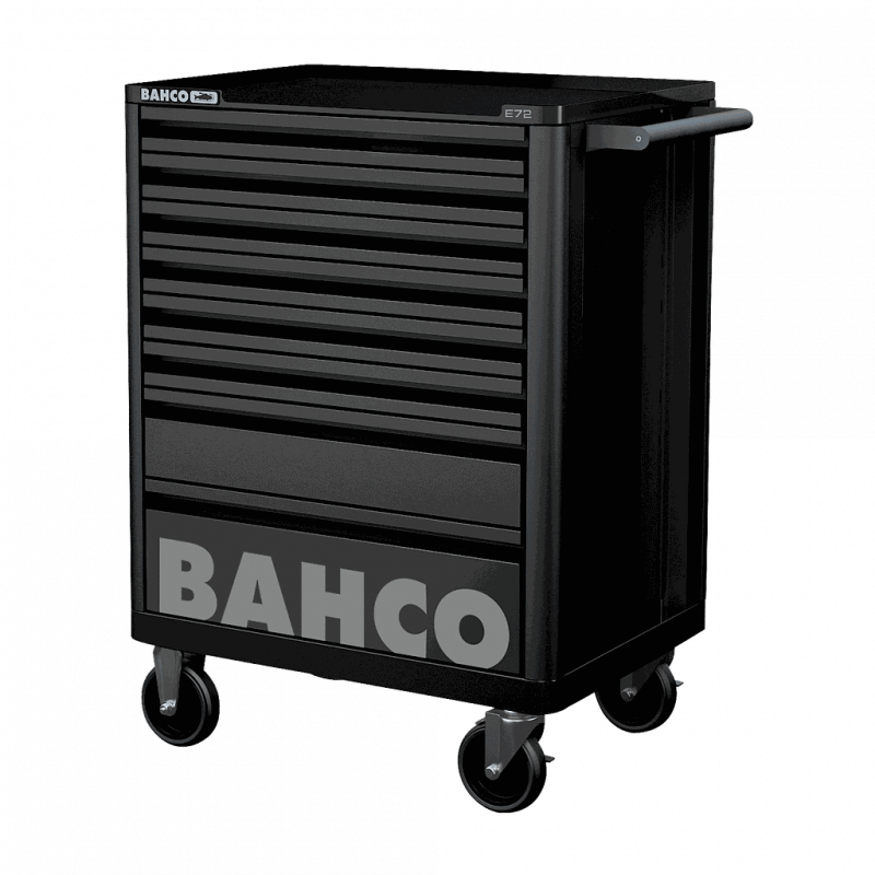 Bahco Servante « Storage HUB » E72 66 cm avec 8 tiroirs Noire 1472K8BLACK Kobleo