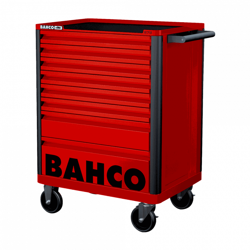 Bahco Servante « Storage HUB » E72 66 cm avec 8 tiroirs Rouge 1472K8RED Kobleo