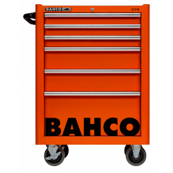Bahco Servante classique C75 6 tiroirs orange charge 600 kg 986x501x763mm 14 Bahco Kobleo