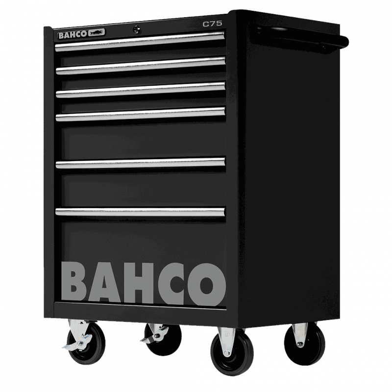 Bahco Servante classique C75 6 tiroirs noir charge 600 kg 986x501x763mm 1475 Bahco Kobleo
