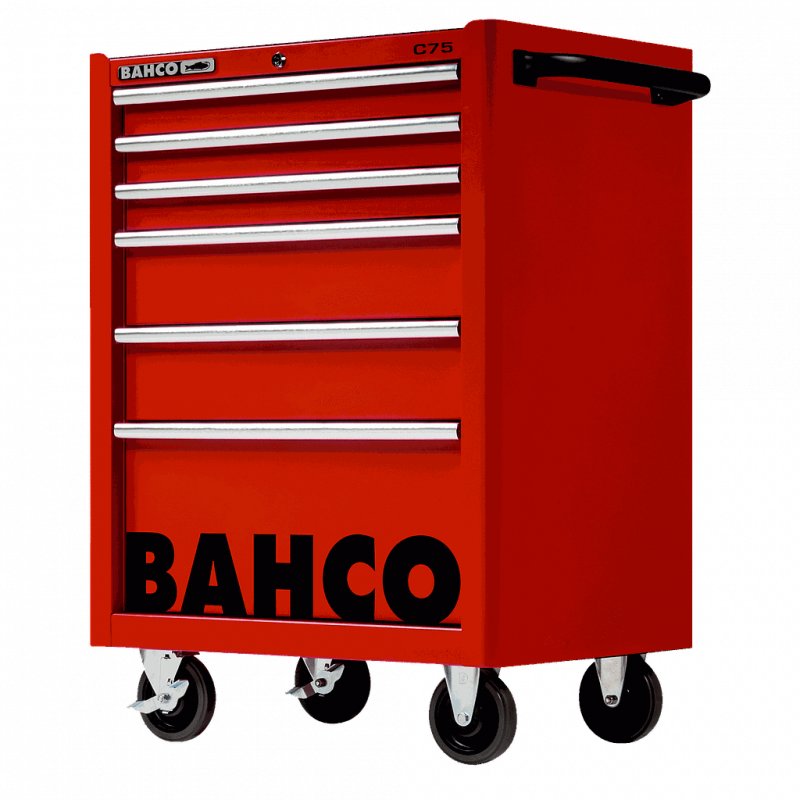 Bahco Servante classique C75 6 tiroirs rouge charge 600 kg 986x501x763mm 147 Bahco Kobleo