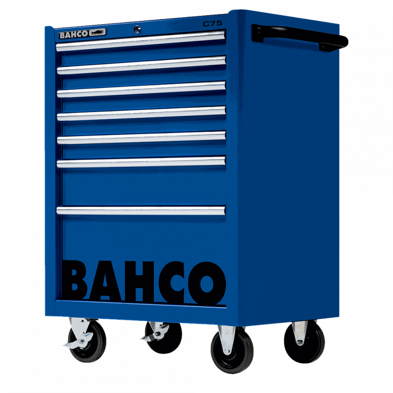 Bahco Servante classique C75 7 tiroirs bleu charge 600 kg 986x501x763mm 1475 Bahco Kobleo