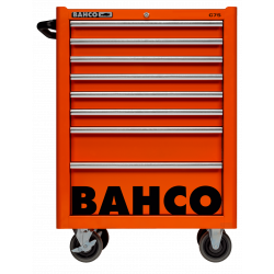 Bahco Servante classique C75 26 8 tiroirs orange charge 600 kg 986x501x763m Kobleo