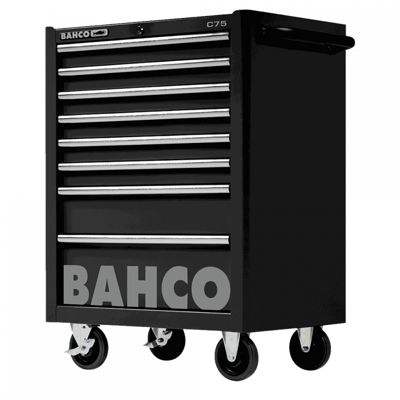Bahco Servante classique C75 26 8 tiroirs noir charge 600 kg 986x501x763mm  Kobleo