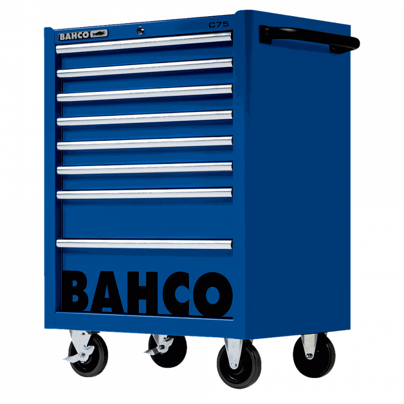 Bahco Servante classique C75 26 8 tiroirs bleu charge 600 kg 986x501x763mm  Kobleo