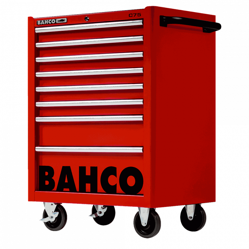 Bahco Servante classique C75 26 8 tiroirs rouge charge 600 kg 986x501x763mm Kobleo