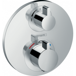 Hansgrohe Set finition mitigeur thermostatique Ecostat S encastré robinet d'arrê Hansgrohe Kobleo