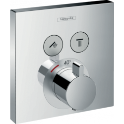 Hansgrohe Set finition mitigeur thermostatique ShowerSelect encastré 2 fonctions Kobleo