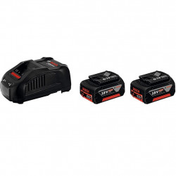 Bosch Starter set 1600A00B8J 2x5,0Ah Li-Ion et chargeur GAL 1880CV Bosch Kobleo