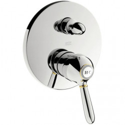 AXOR Set de finition Carlton pour mitigeur bain/douche encastré chromé/or Kobleo