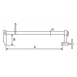 Irimo Serre-joints mécanisme de frein antidérapant 800 x 150 mm 256281 Irimo Kobleo